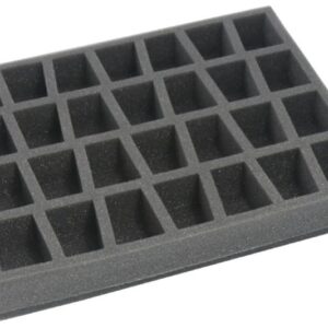 Safe and Sound    Foam tray for 28 miniatures on 40mm bases for old cases - SAFE-FT28MGW - 5907459694666