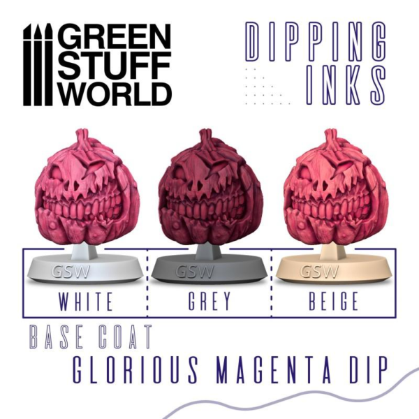 Green Stuff World    Dipping Ink 60ml - Glorious Magenta Dip - 8435646508467ES - 8435646508467