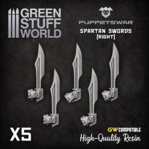 Green Stuff World    Spartan Swords - Right - 5904873422653ES - 5904873422653