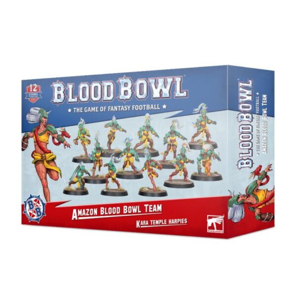 Games Workshop Blood Bowl   Blood Bowl: Amazon Team - Kara Temple Harpies - 99120999016 - 5011921173099