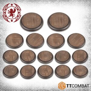 TTCombat    Wooden Plank Bases (mixed) - TTCGR-ACC-030 -