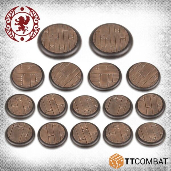 TTCombat    Wooden Plank Bases (mixed) - TTCGR-ACC-030 -