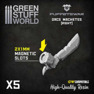 Green Stuff World    Orcs Machetes -Right - 5904873424022ES - 5904873424022