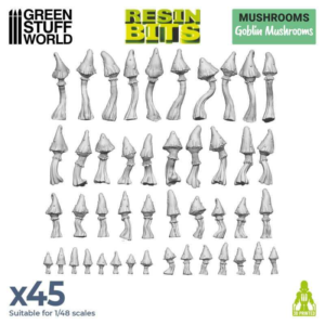Green Stuff World    3D printed set - Goblin Mushrooms - 8435646511207ES - 8435646511207