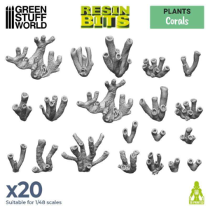 Green Stuff World    3D printed set - Corals - 8435646511283ES - 8435646511283