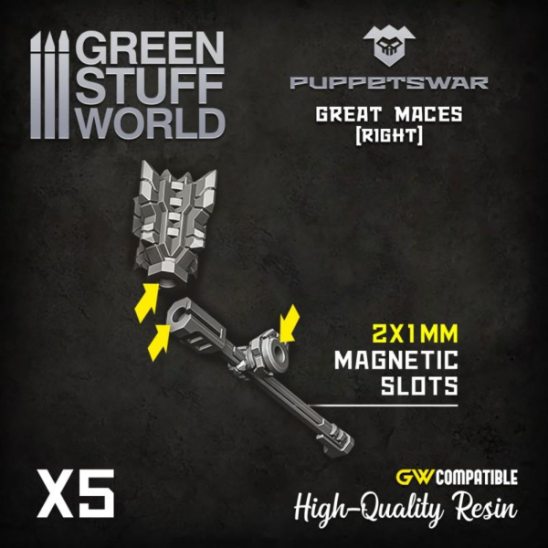 Green Stuff World    Maces - Right - 5904873423612ES - 5904873423612