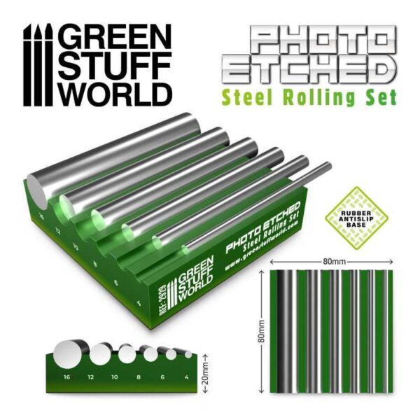 Green Stuff World    Photo Etched Rolling Set - 8435646502892ES - 8435646502892