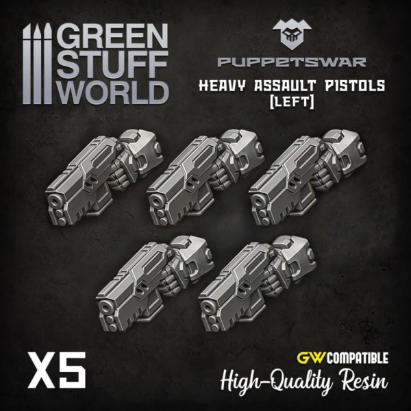 Green Stuff World    Heavy Assault Pistols - Left - 5904873423070ES - 5904873423070