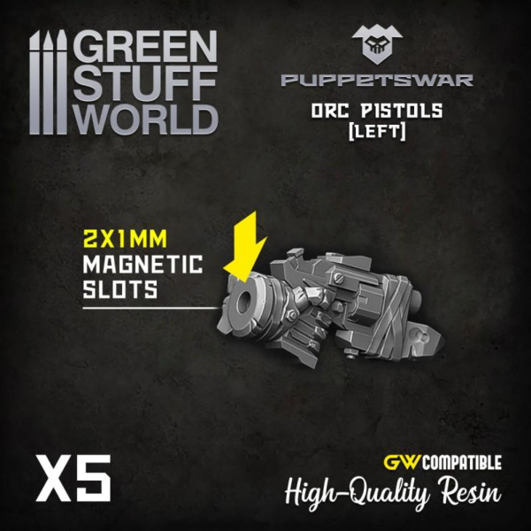 Green Stuff World    Orc Pistols - Left - 5904873422950ES - 5904873422950