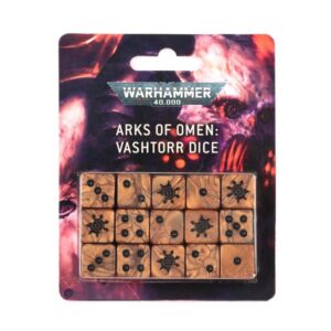 Games Workshop Warhammer 40,000   Arks Of Omen: Vashtorr Dice - 99220115001 - 5011921184750