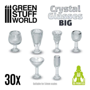 Green Stuff World    Crystal Glasses - Big Cups - 8435646507170ES - 8435646507170