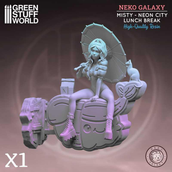 Green Stuff World    Neko Galaxy - Misty: Neon City lunch break - 8435646512280ES - 8435646512280