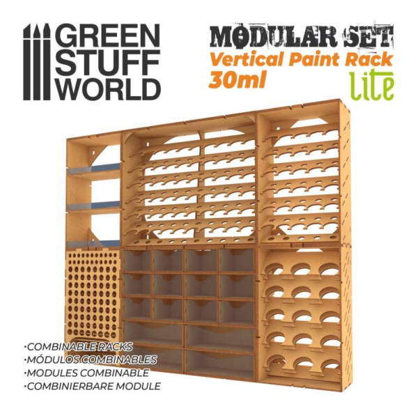 Green Stuff World    Vertical Paint Organiser 30ml - Lite - 8435646510248ES - 8435646510248
