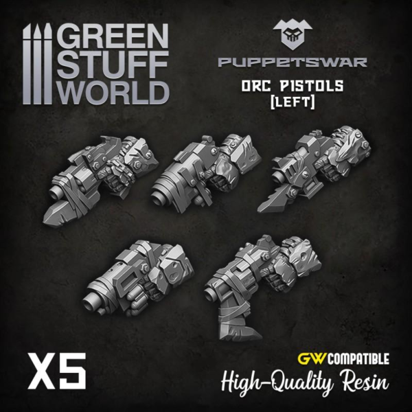 Green Stuff World    Orc Pistols - Left - 5904873422950ES - 5904873422950
