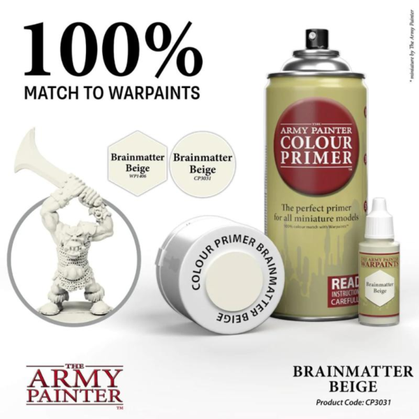 The Army Painter    Colour Primer Spray - Brainmatter Beige - APCP026 - 5713799303119