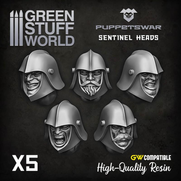 Green Stuff World    Sentinel Heads - 5904873423407ES - 5904873423407