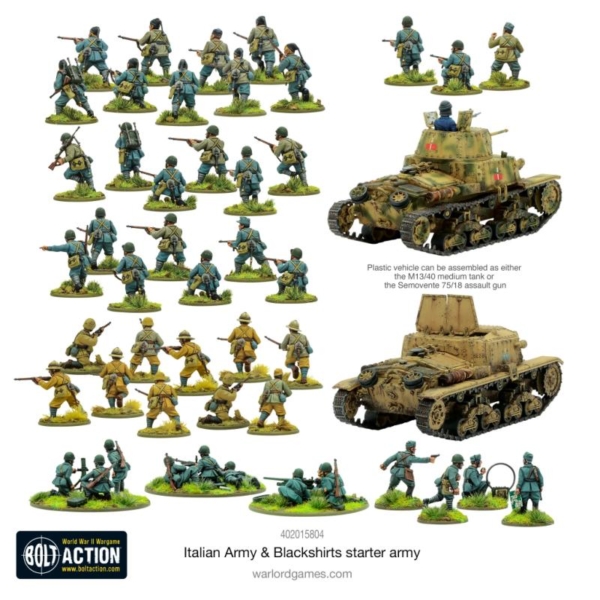 Warlord Games Bolt Action   Italian Army & Blackshirts starter army - 402015804 -