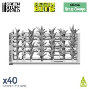 Green Stuff World    3D Printed Set: Grass Clumps - 8435646511078ES - 8435646511078
