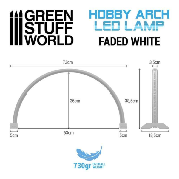 Green Stuff World    Hobby Arch LED Lamp - Faded White - 8435646505619ES - 8435646505619