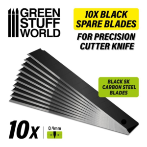 Green Stuff World    10x Black Spare Blades - 8435646506920ES - 8435646506920