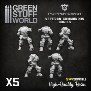 Green Stuff World    Veteran Commandods Bodies - 5904873420871ES - 5904873420871