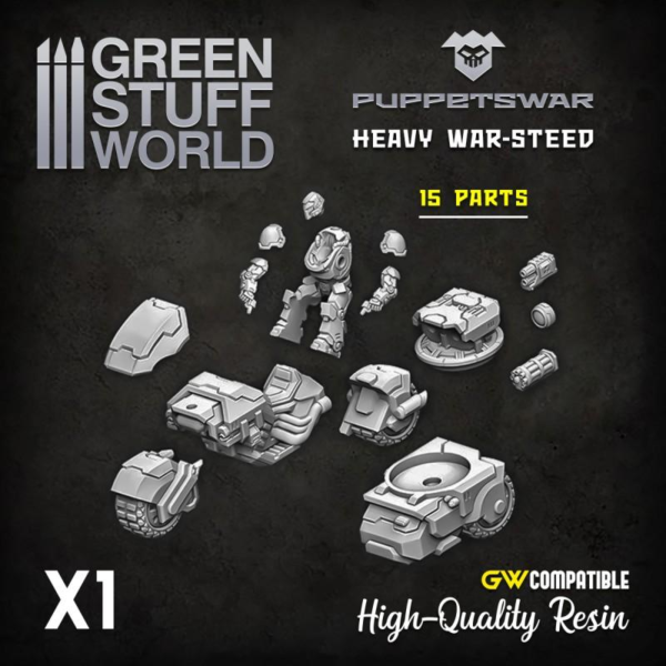 Green Stuff World    Heavy War-Steed - 5904873423759ES - 5904873423759