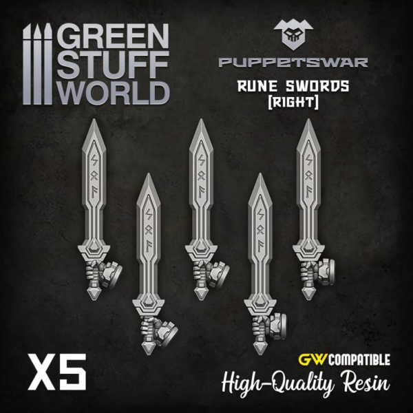 Green Stuff World    Rune Swords - Right - 5904873422325ES - 5904873422325
