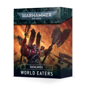 Games Workshop Warhammer 40,000   Datacards: World Eaters (Ninth Edition) - 60050102007 - 5011921140121