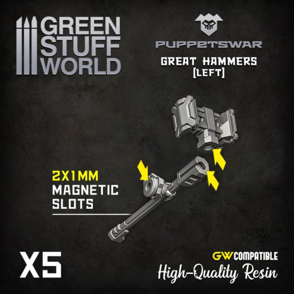 Green Stuff World    Hammers - Left - 5904873423650ES - 5904873423650