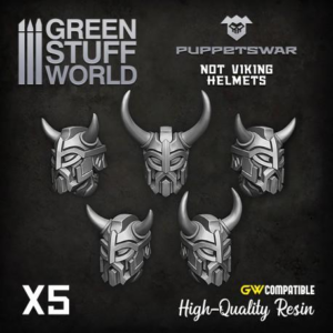 Green Stuff World    (Not) Viking Helmets - 5904873422981ES - 5904873422981