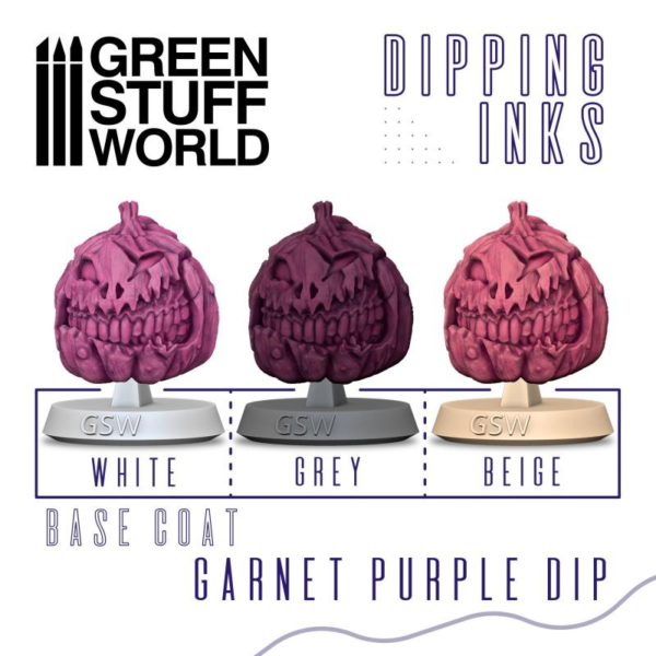 Green Stuff World    Dipping Ink 60ml - Garnet Purple Dip - 8435646508450ES - 8435646508450