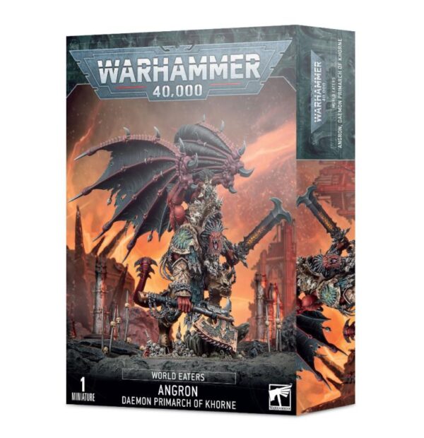 Games Workshop Warhammer 40,000   World Eaters: Angron Daemon Primarch Of Khorne - 99120102152 - 5011921173242