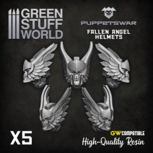 Green Stuff World    Fallen Angel Helmets - 5904873423230ES - 5904873423230