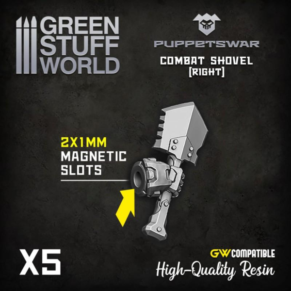 Green Stuff World    Combat Shovel - Right - 5904873423520ES - 5904873423520