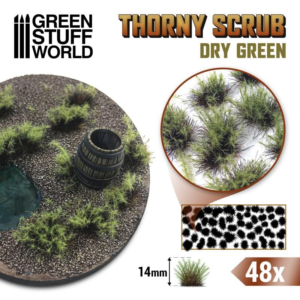 Green Stuff World    Thorny Scrubs Tufts - Dry Green - 8435646510019ES - 8435646510019