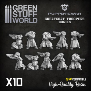 Green Stuff World    Greatcoat Troopers Bodies - 5904873420413ES - 5904873420413