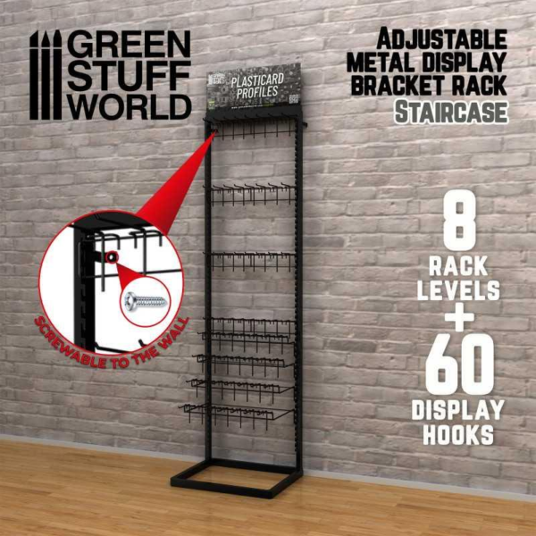 Green Stuff World    GSW Adjustable Metal Display - Stairase - 8435646509068ES - 8435646509068
