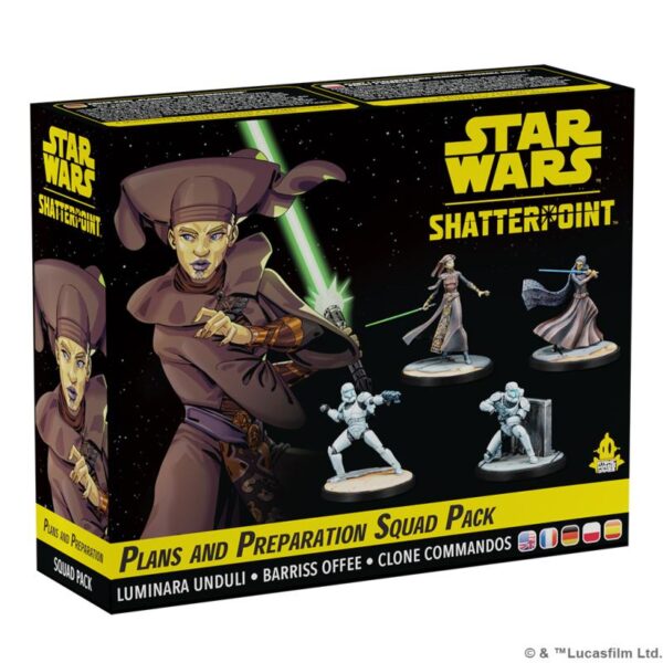Atomic Mass Star Wars: Shatterpoint   Star Wars Shatterpoint: Plans and Preparations (General Luminara Unduli Squad Pack) - FFGSWP04 - 841333121815