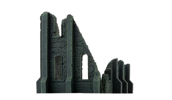 Gale Force Nine    Gothic Battlefields: Small Corner Ruins - Malachite (x2) - BB647 - 11