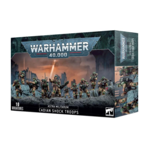 Games Workshop Warhammer 40,000   Astra Militarum: Cadian Shock Troops - 99120105101 - 5011921182251