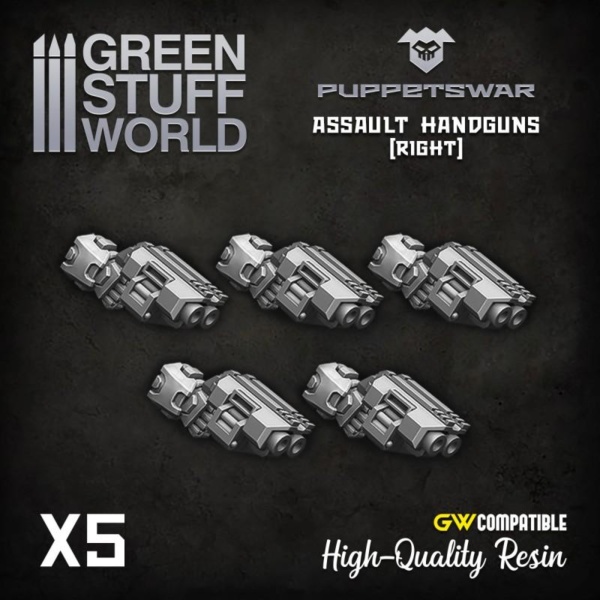 Green Stuff World    Assault Handguns - Right - 5904873421120ES - 5904873421120