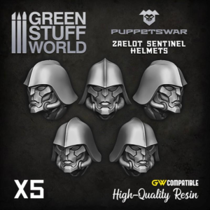 Green Stuff World    Zaelot Sentinel Helmets - 5904873423384ES - 5904873423384