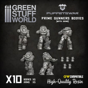 Green Stuff World    Gunners Bodies - 5904873422776ES - 5904873422776