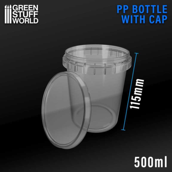 Green Stuff World    500ml PP bottle with Cap - 8435646513324ES - 8435646513324