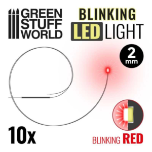 Green Stuff World    Blinking LEDs - Red - 2mm - 8435646510101ES - 8435646510101
