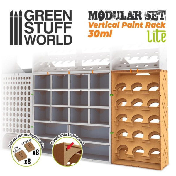 Green Stuff World    Vertical Paint Organiser 30ml - Lite - 8435646510248ES - 8435646510248