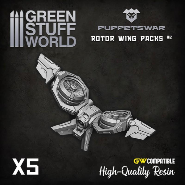 Green Stuff World    Rotor Wings - Packs 2 - 5904873423735ES - 5904873423735