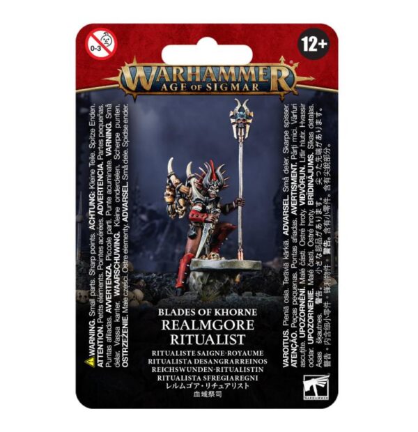 Games Workshop Age of Sigmar   Blades of Khorne: Realmgore Ritualist - 99070201031 - 5011921183982