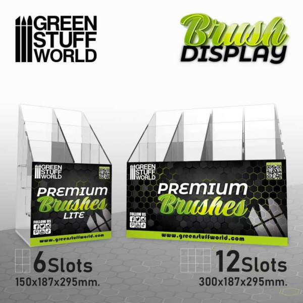 Green Stuff World    Brush Display Rack - Large - 8435646511740ES - 8435646511740
