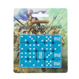 Games Workshop Age of Sigmar   Age of Sigmar: Lumineth Realm-Lords Dice - 99220210002 - 5011921183739